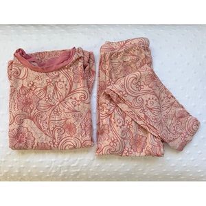 Kickee Pants Long Sleeve and Pants Pajama Set Size 6